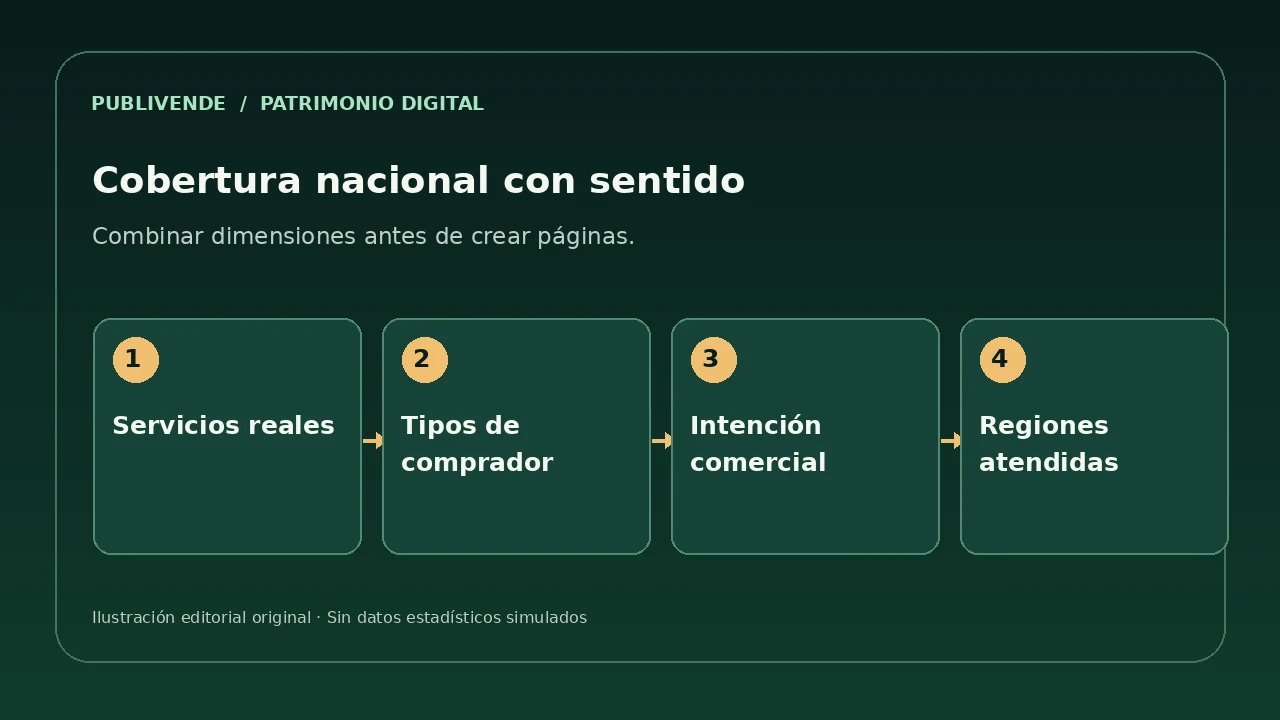 Matriz de servicios compradores intención y cobertura regional para México