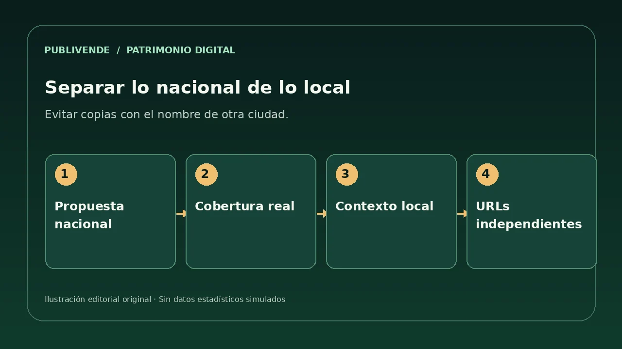 Separación de propuesta nacional y contenido local de Guadalajara