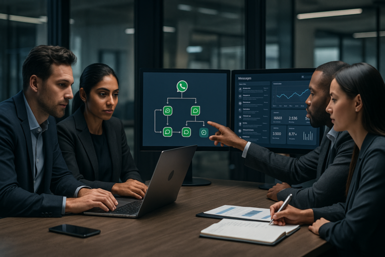 Automatización de WhatsApp para empresas y seguimiento de leads